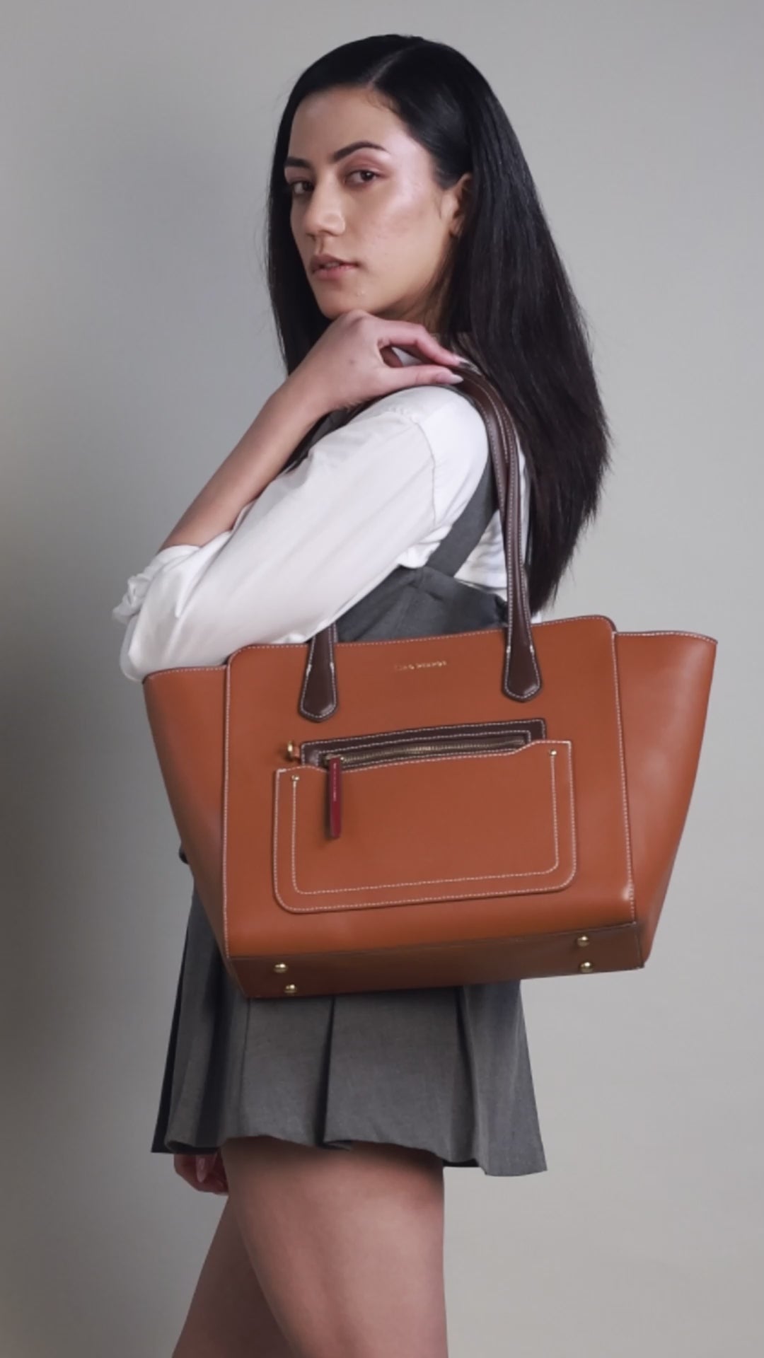 Monroe Eleanor Tan Tote bag - Lino Perros