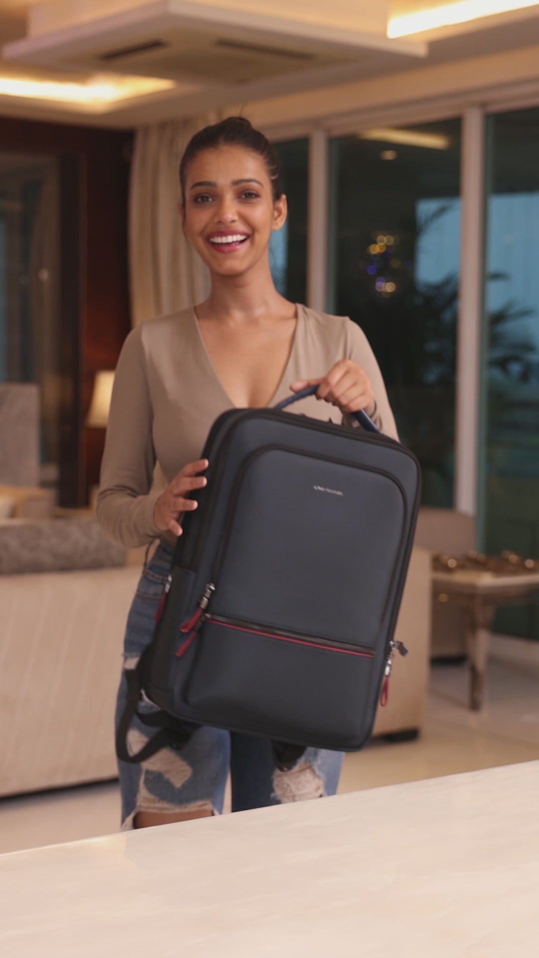 Harvard Premium Buddy Navy Backpack - Lino Perros