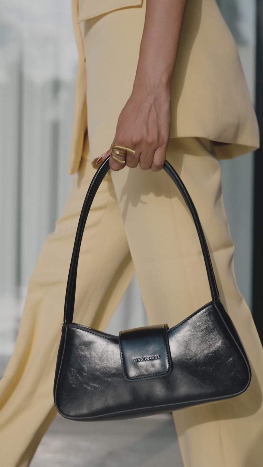 Ella Vogue Black Shoulder Bag