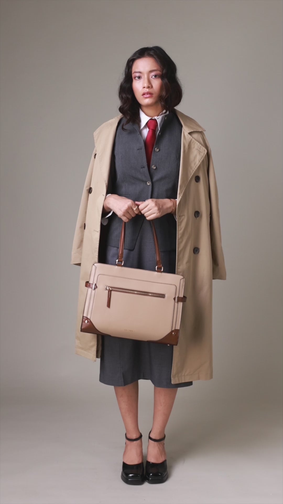 Monroe Duchess Beige Tote bag - Lino Perros