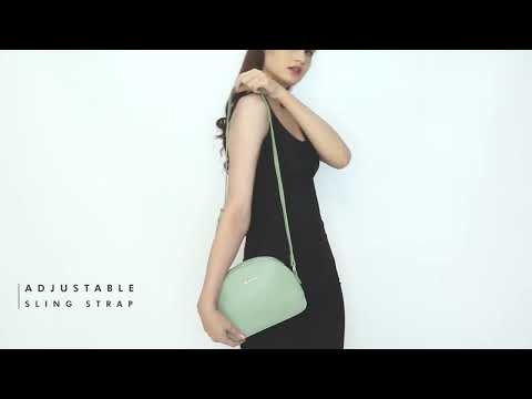 Avril Pastel Black Sling Bag - Lino Perros