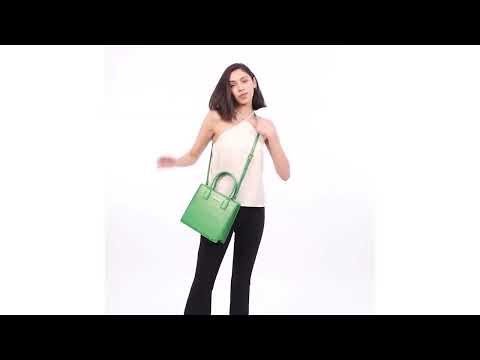 Nelly Gesture White Satchel Bag - Lino Perros