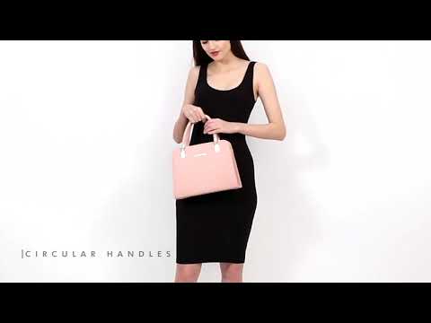 Avril Crush White Satchel Bag - Lino Perros