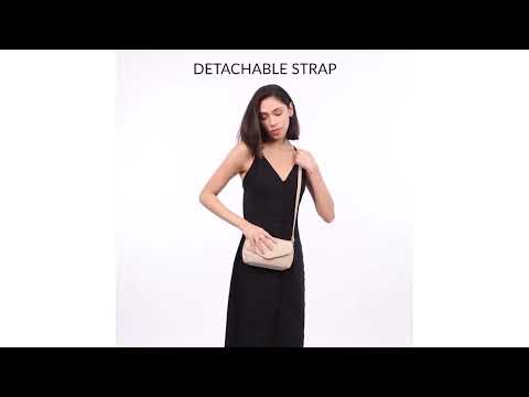 Maddie Toffee Mini Black Shoulder Bag - Lino Perros