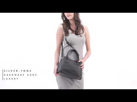 Avril Fine Pink Satchel Bag - Lino Perros