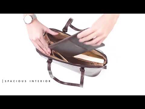 Voyage Office Black Satchel Bag - Lino Perros