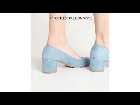 Gabbana Formal Suede Soft Blue Pumps - Lino Perros