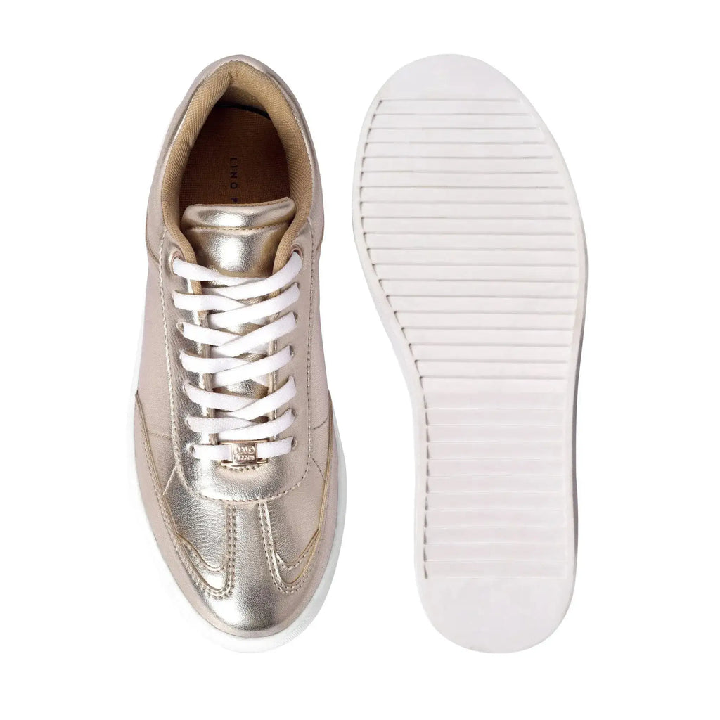 Stellar Nexus 9 pm Gold Sneakers - Lino Perros