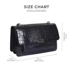 Texas Highlife Black Shoulder Bag - Lino Perros