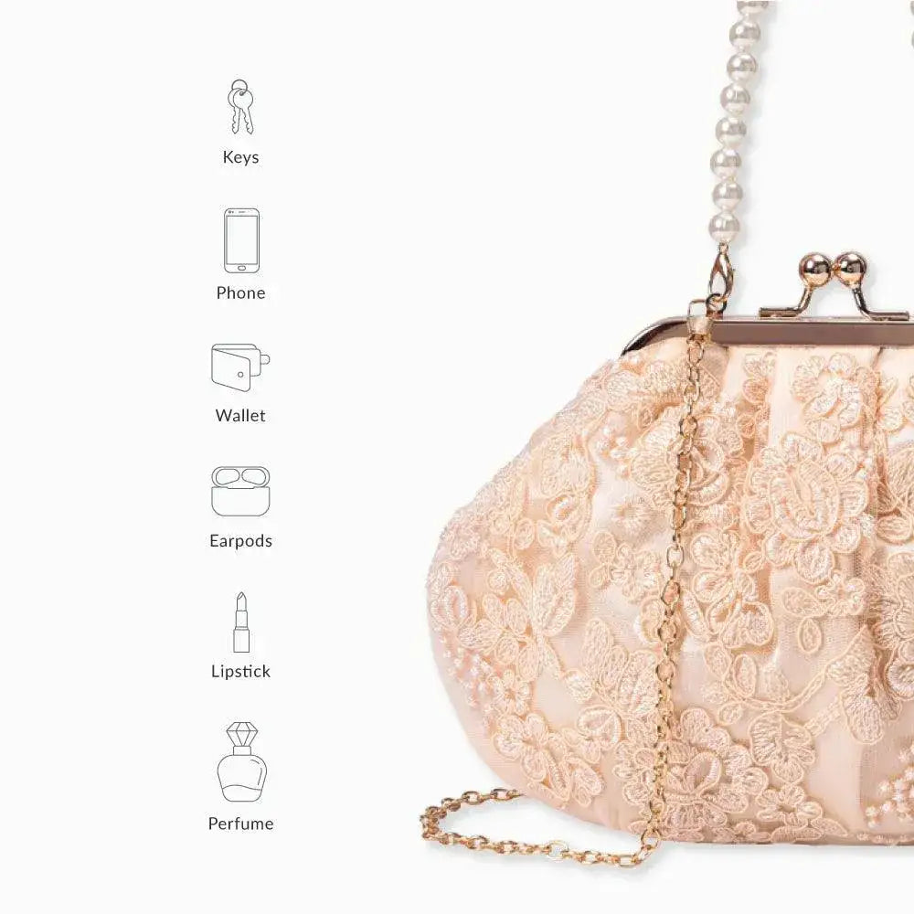 Texas Nora Peach Clutch - Lino Perros