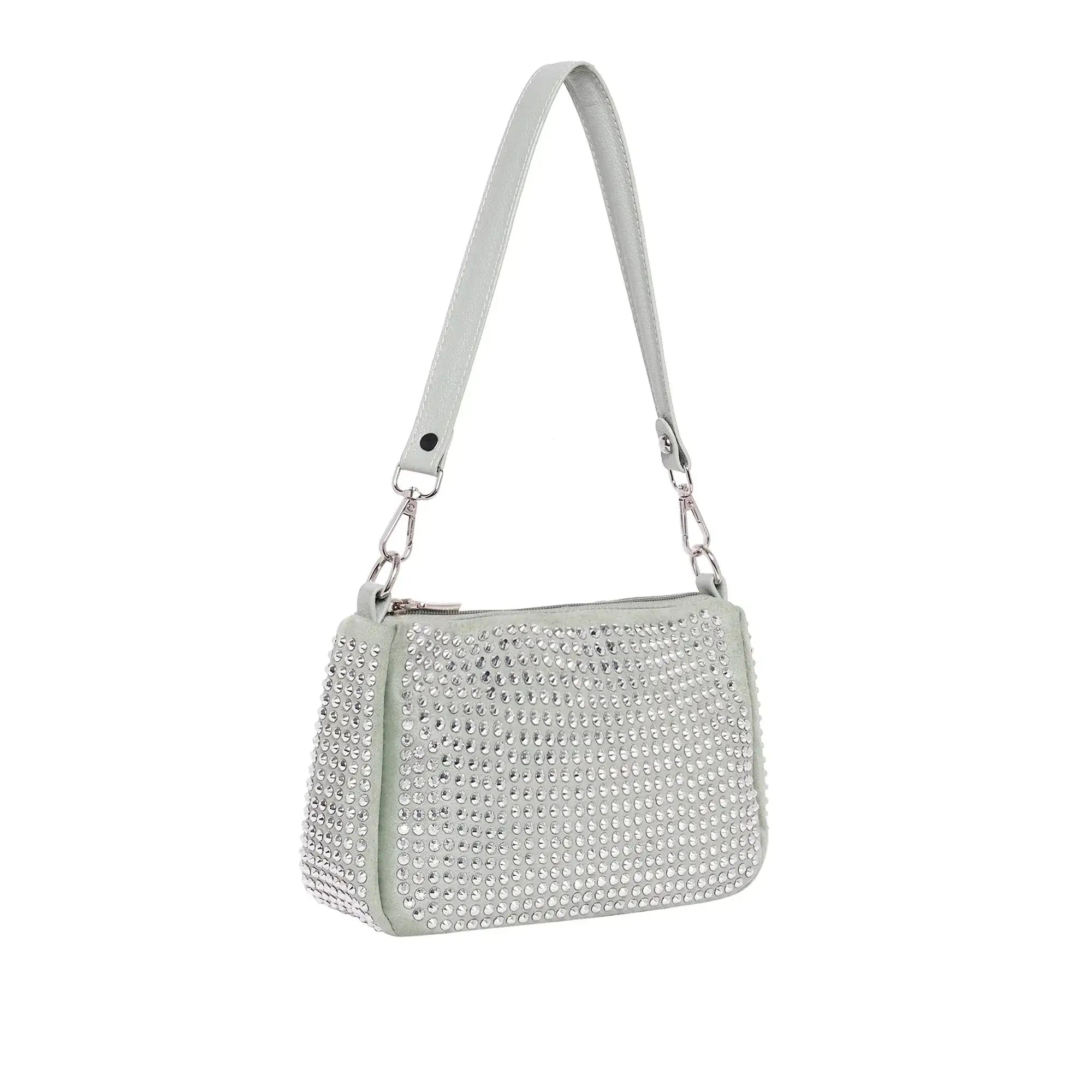 Texas Midnight Soft Green Shoulder Bag - Lino Perros