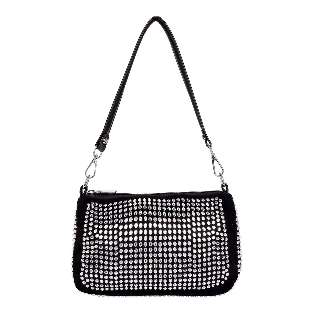 Texas Midnight Silver Shoulder Bag - Lino Perros