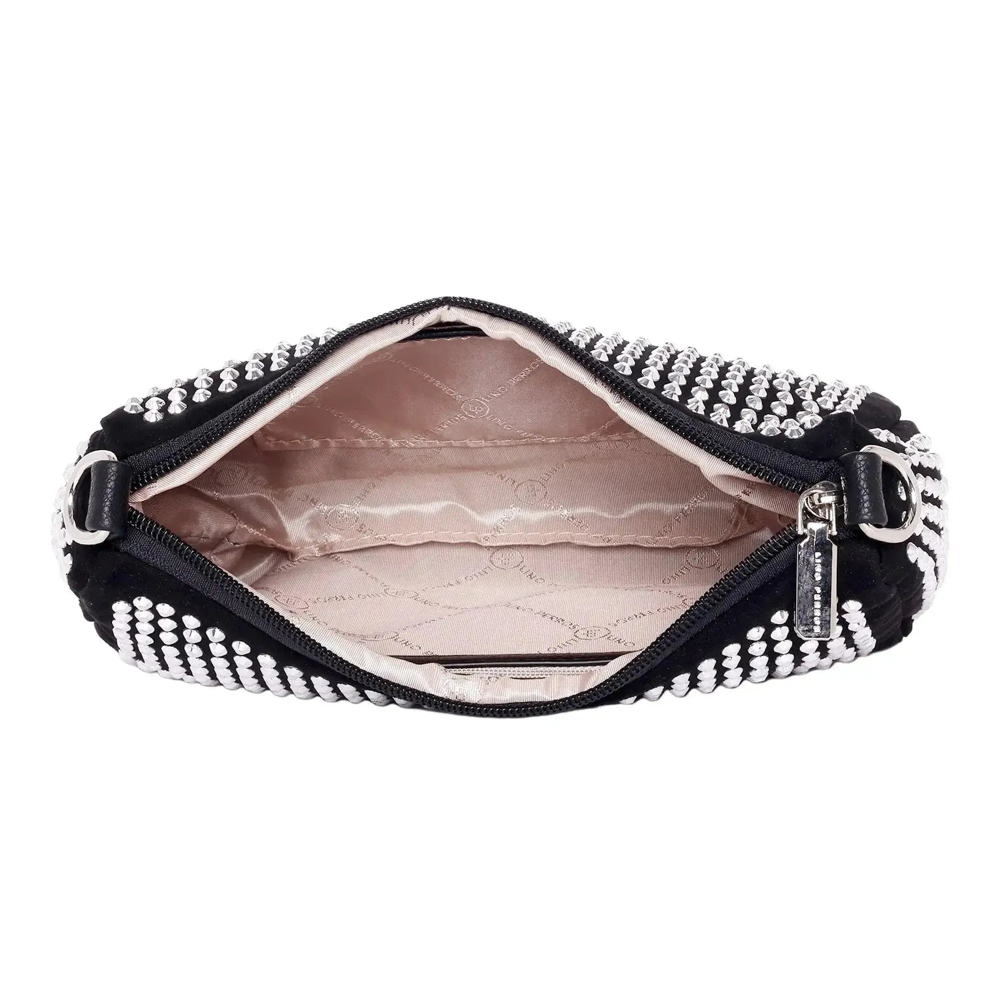Texas Midnight Silver Shoulder Bag - Lino Perros