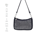 Texas Midnight Silver Shoulder Bag - Lino Perros