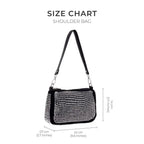 Texas Midnight Silver Shoulder Bag - Lino Perros