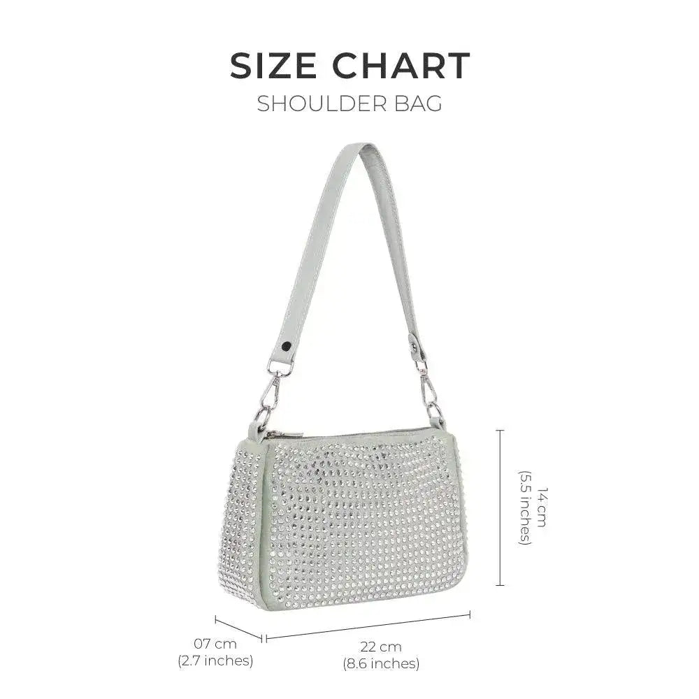 Texas Midnight Soft Green Shoulder Bag - Lino Perros