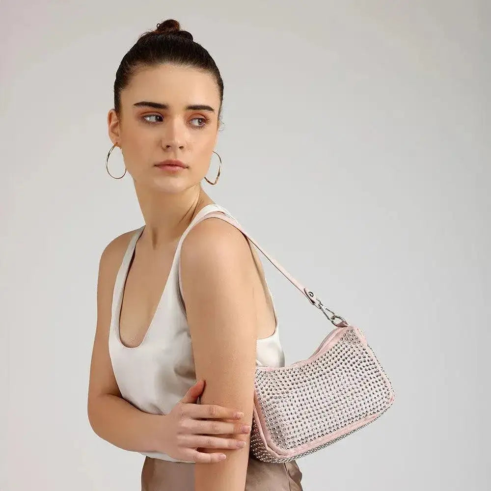 Texas Midnight Soft Pink Shoulder Bag - Lino Perros