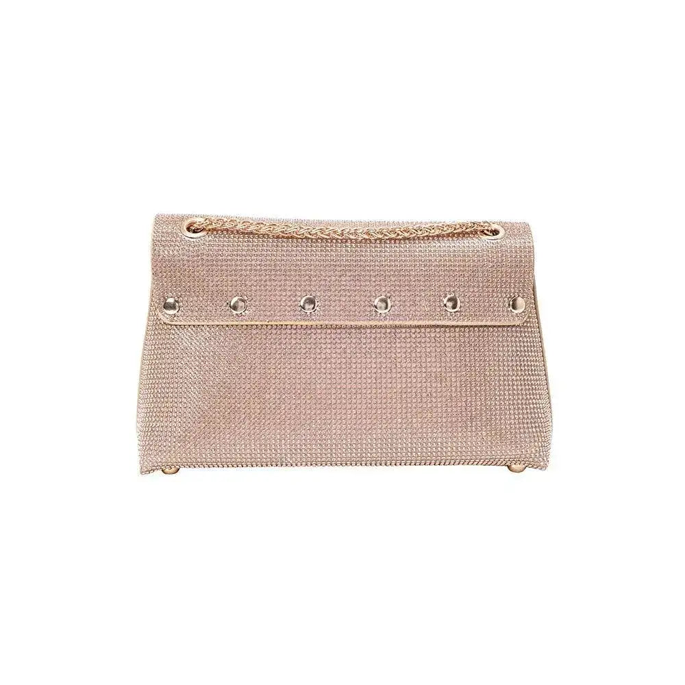 Texas Posh Champagne Shoulder Bag - Lino Perros