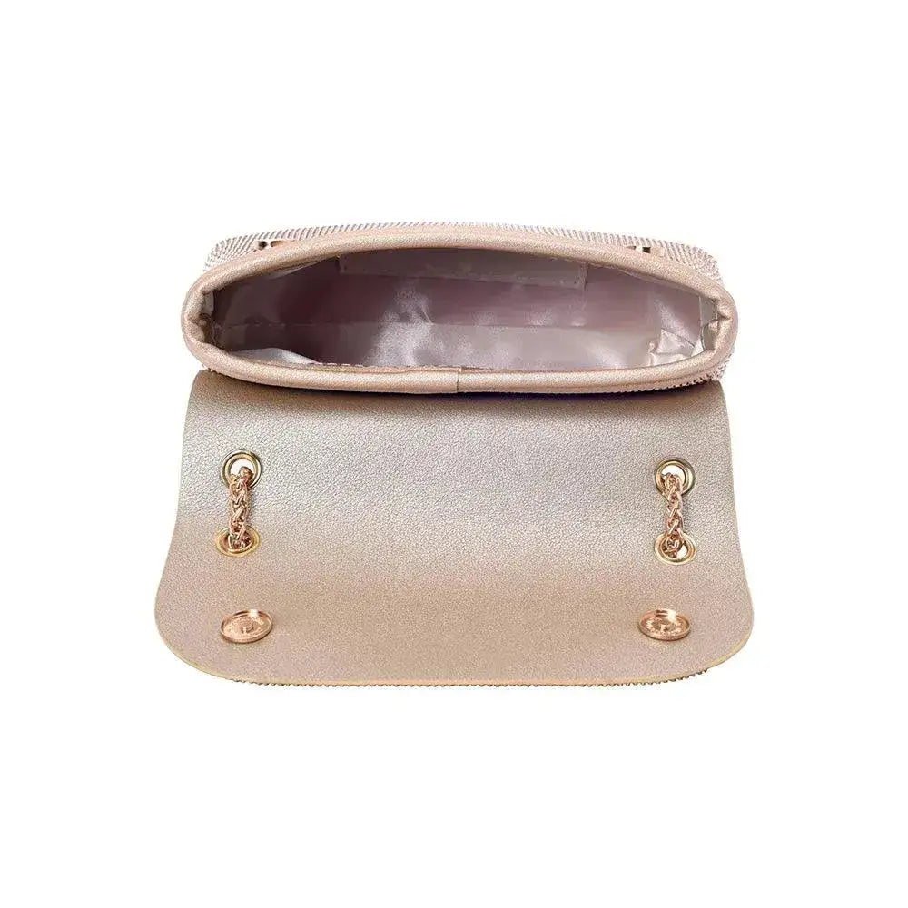 Texas Posh Champagne Shoulder Bag - Lino Perros