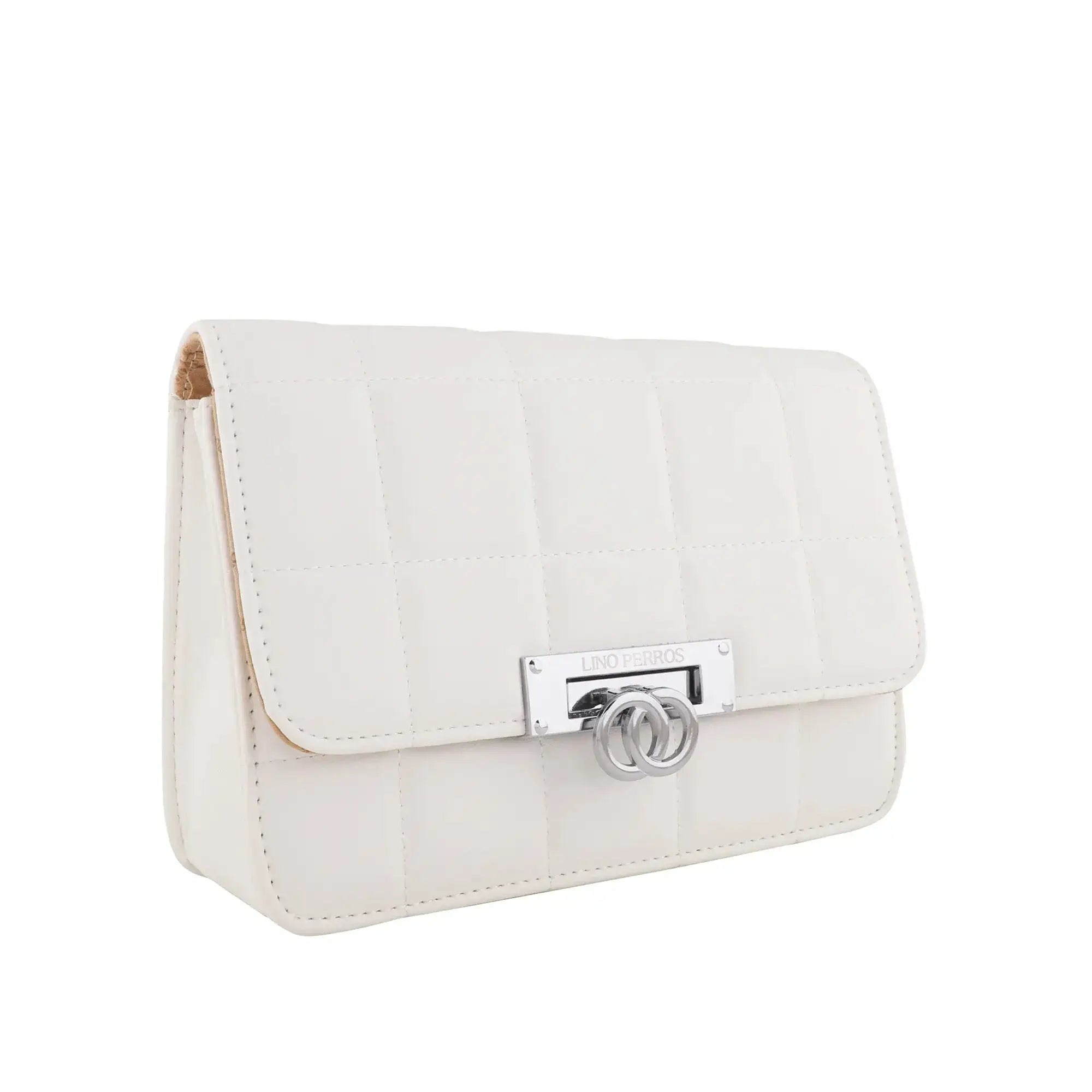 Texas Soft Touch Off White Shoulder Bag - Lino Perros
