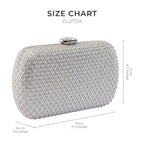 Texas Stylish Silver Clutch - Lino Perros