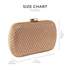 Texas Stylish Champagne Clutch - Lino Perros