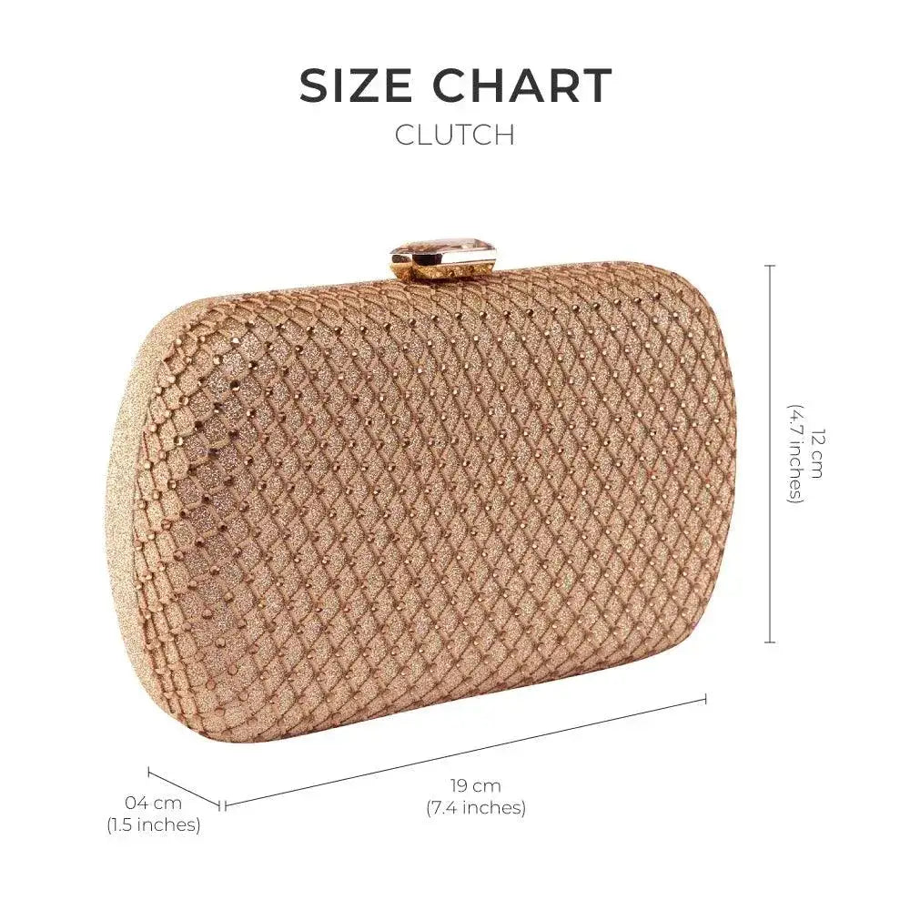 Texas Stylish Champagne Clutch - Lino Perros