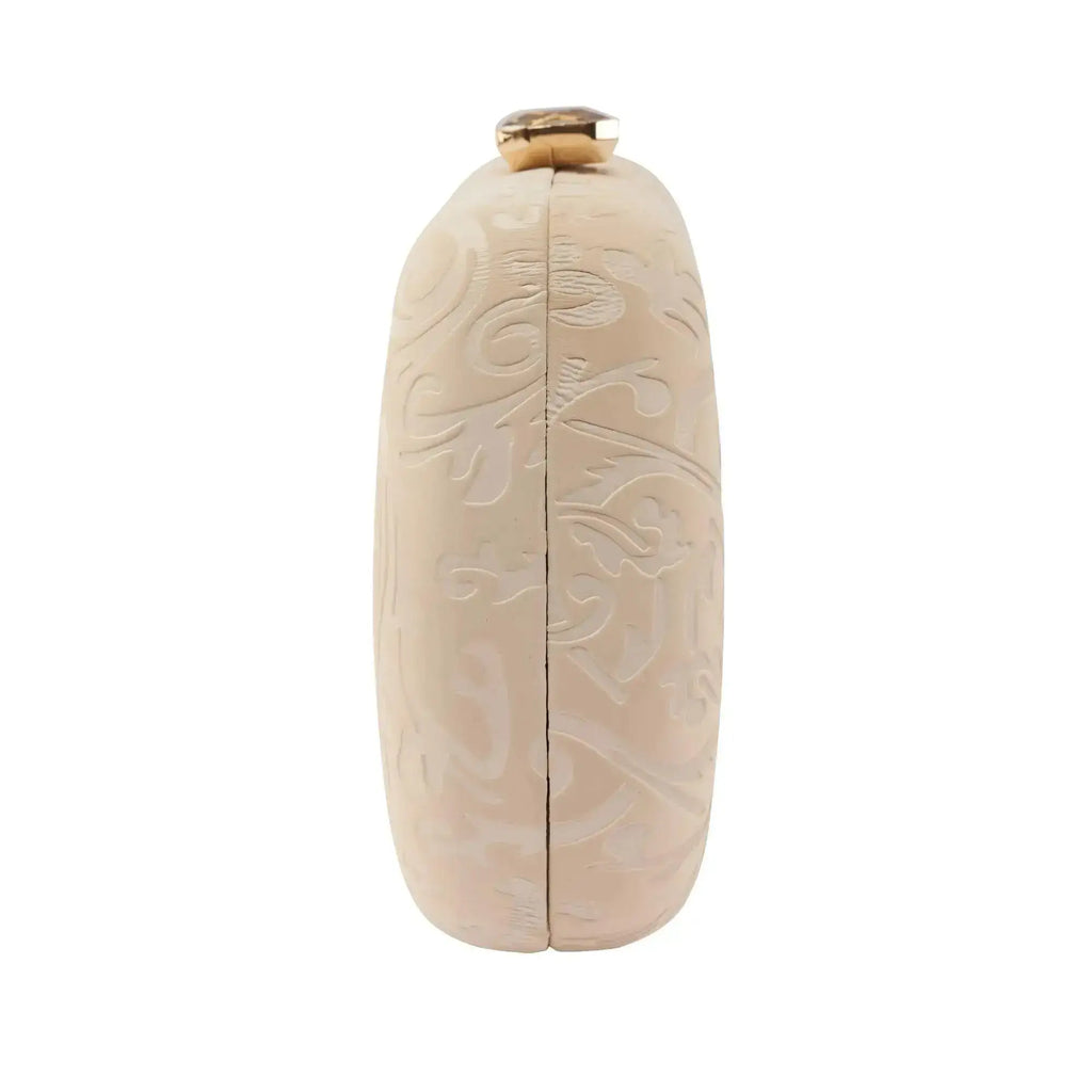 Texas Stylish Off White Clutch - Lino Perros