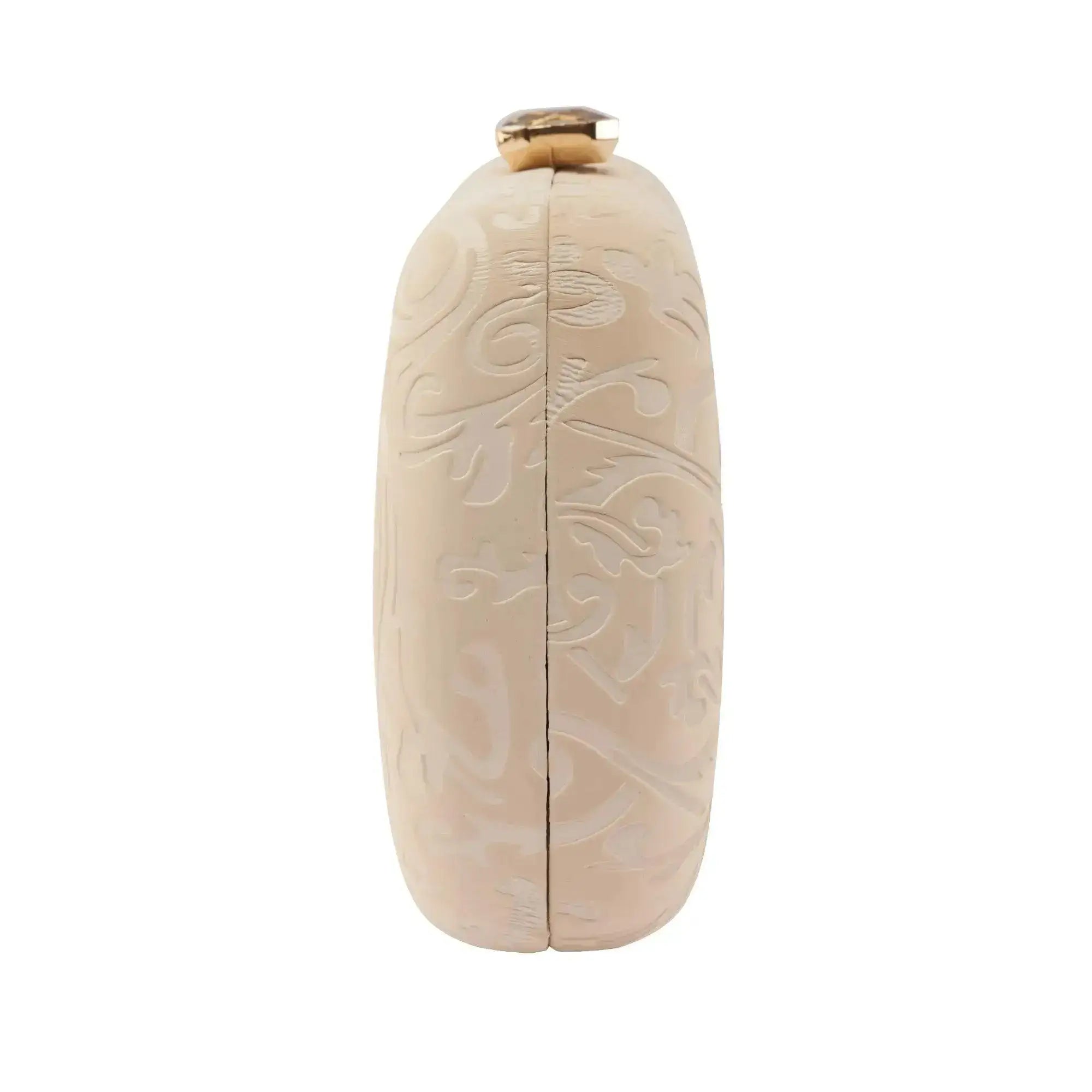 Texas Stylish Off White Clutch - Lino Perros