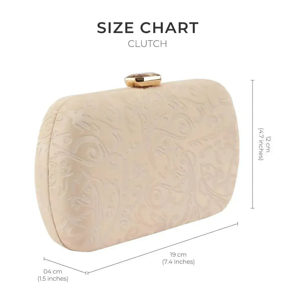 Texas Stylish Off White Clutch - Lino Perros