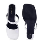 Tiffany Boss Lady Square Toe Pumps - Lino Perros