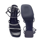 Tiffany High Fashion Platform Black Sandals - Lino Perros