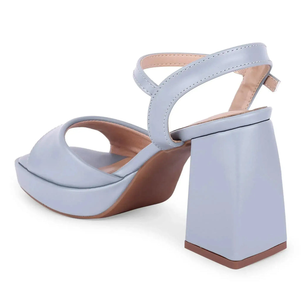 Tiffany Block Soft Blue Heels - Lino Perros