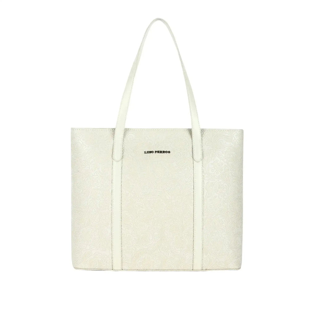 Valley Afternoon White Tote Bag - Lino Perros