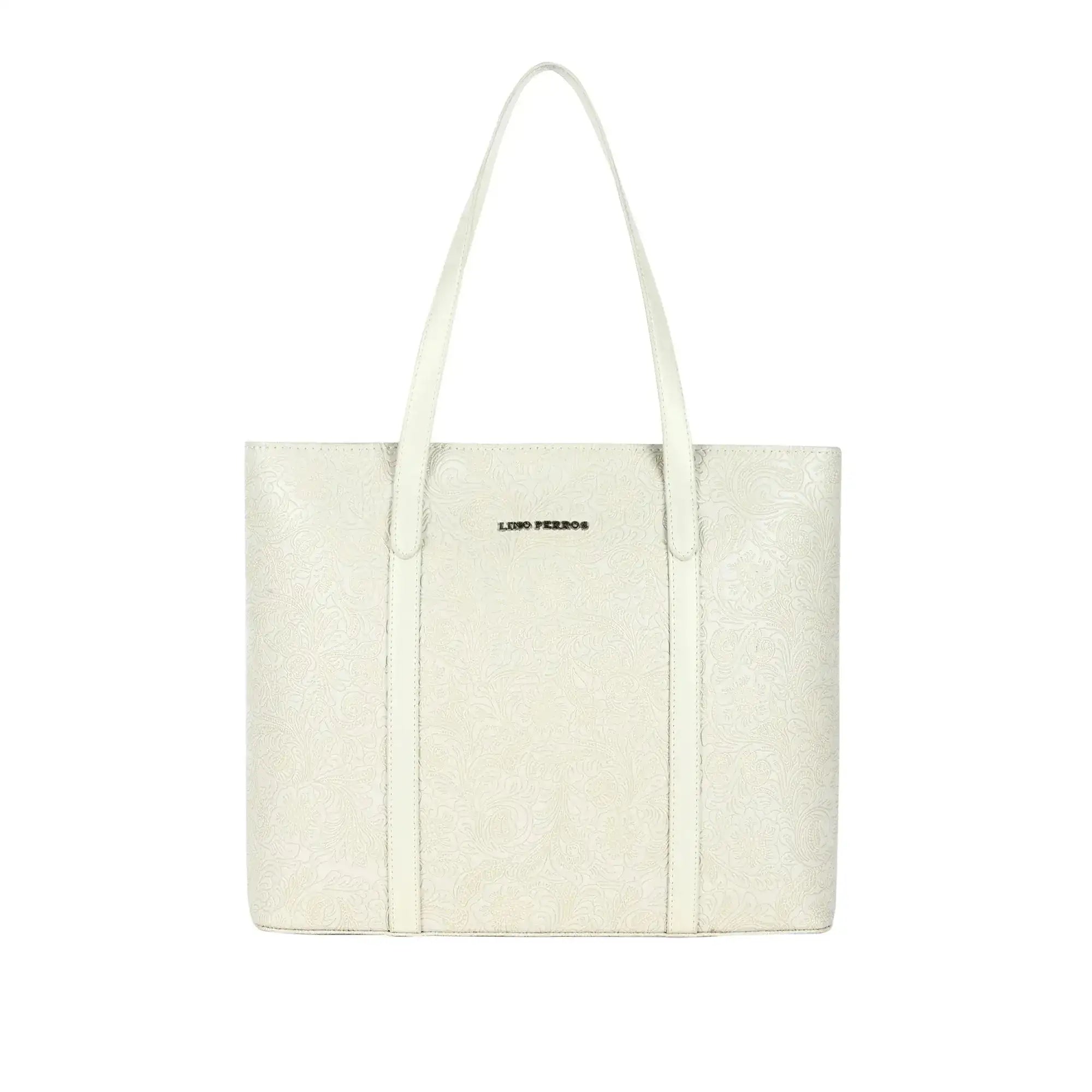 Valley Afternoon White Tote Bag - Lino Perros
