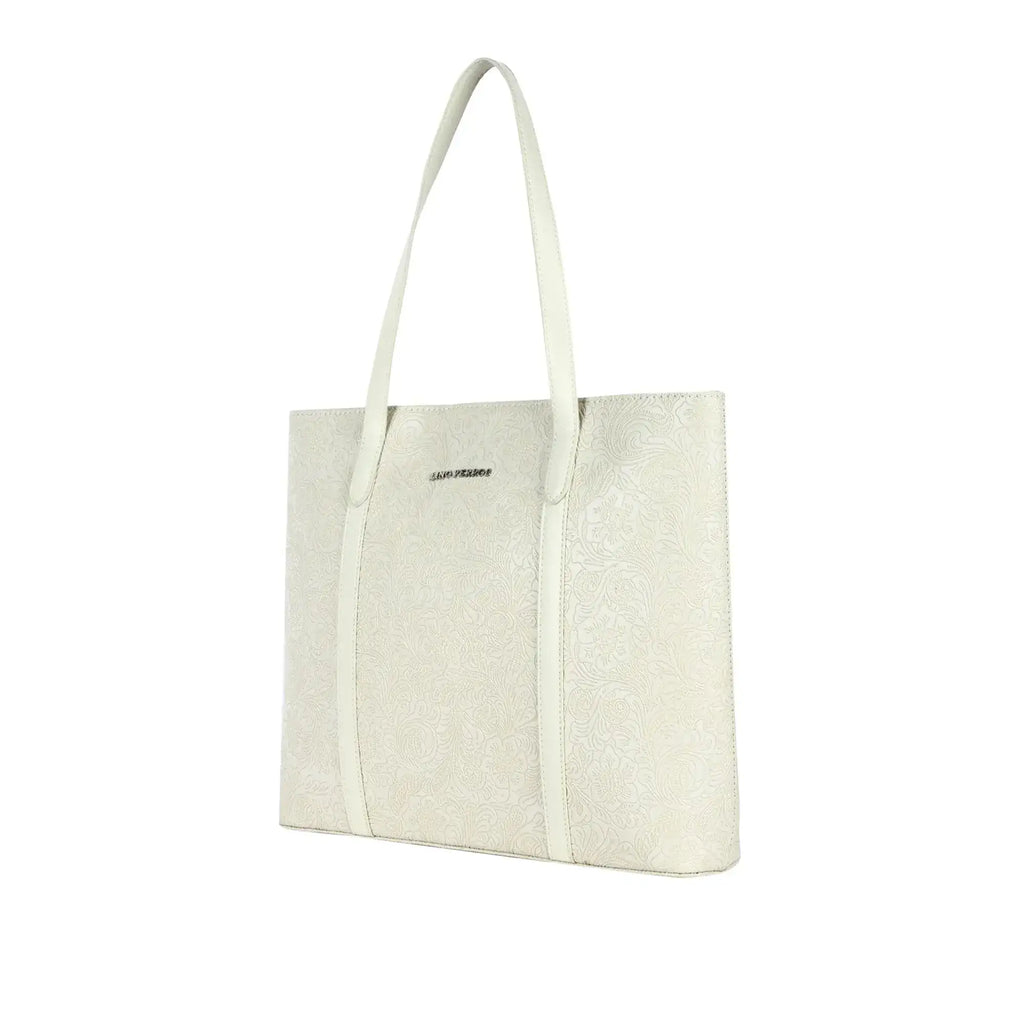 Valley Afternoon White Tote Bag - Lino Perros