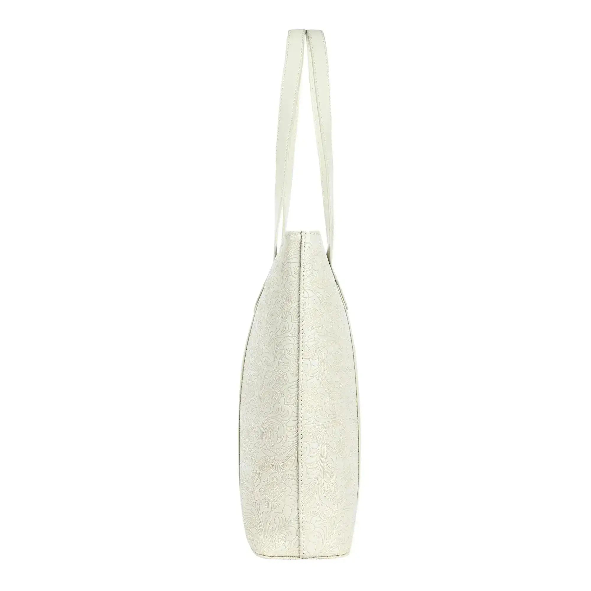 Valley Afternoon White Tote Bag - Lino Perros