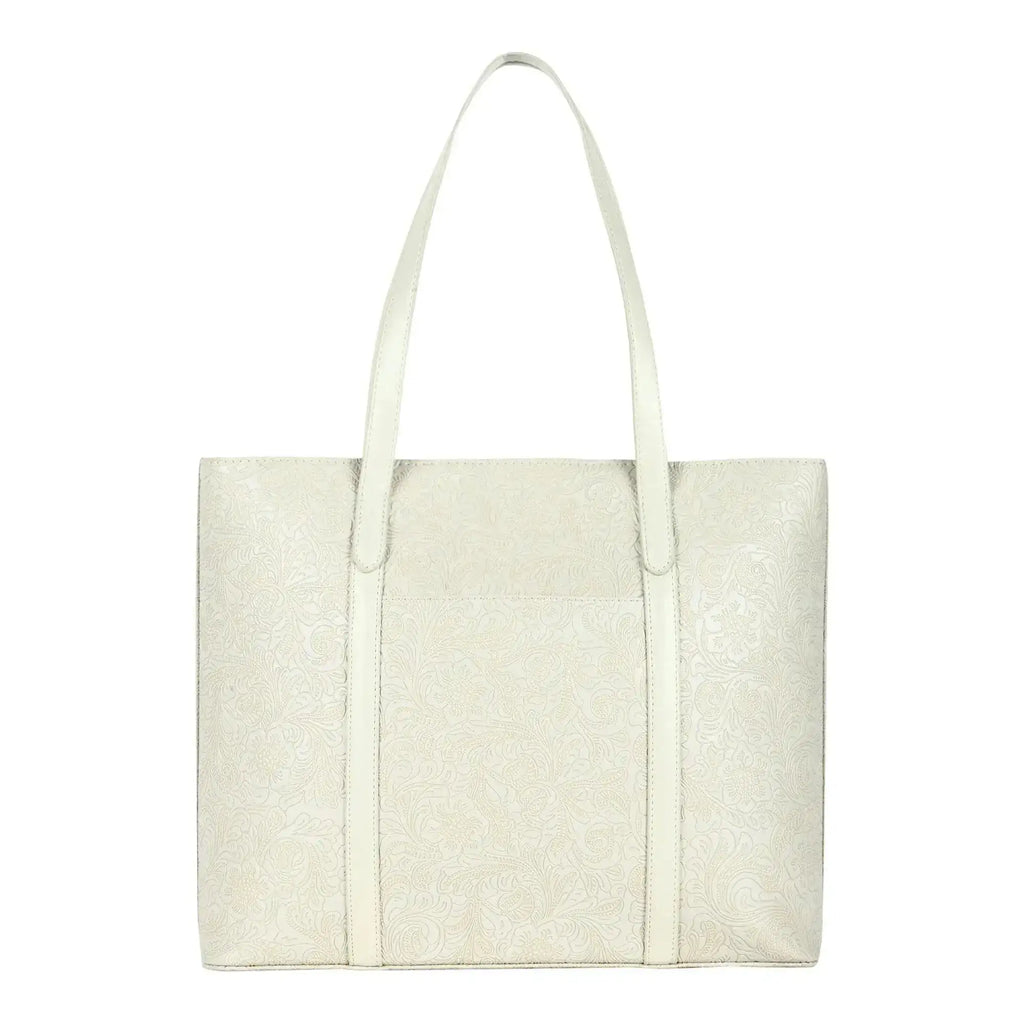 Valley Afternoon White Tote Bag - Lino Perros