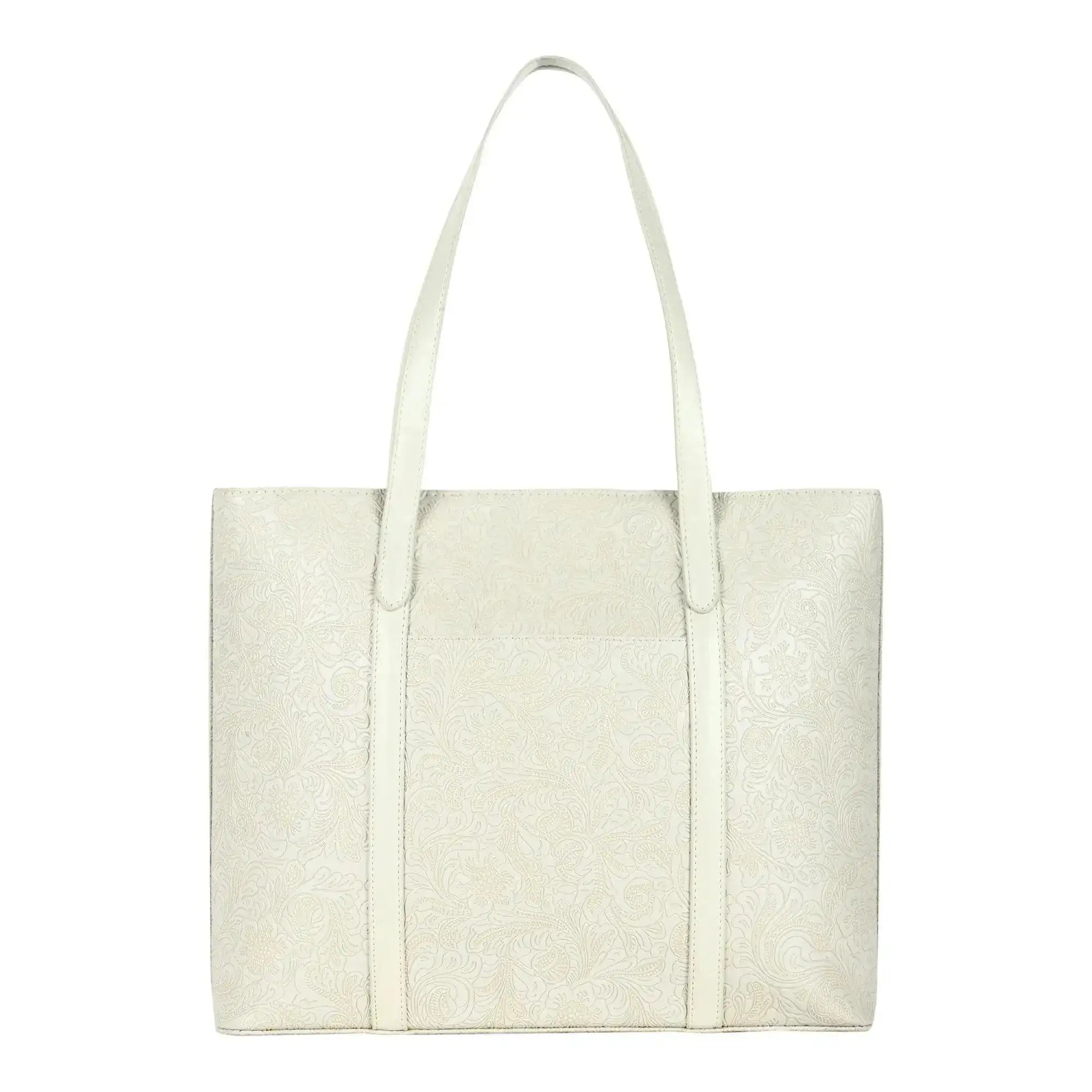 Valley Afternoon White Tote Bag - Lino Perros