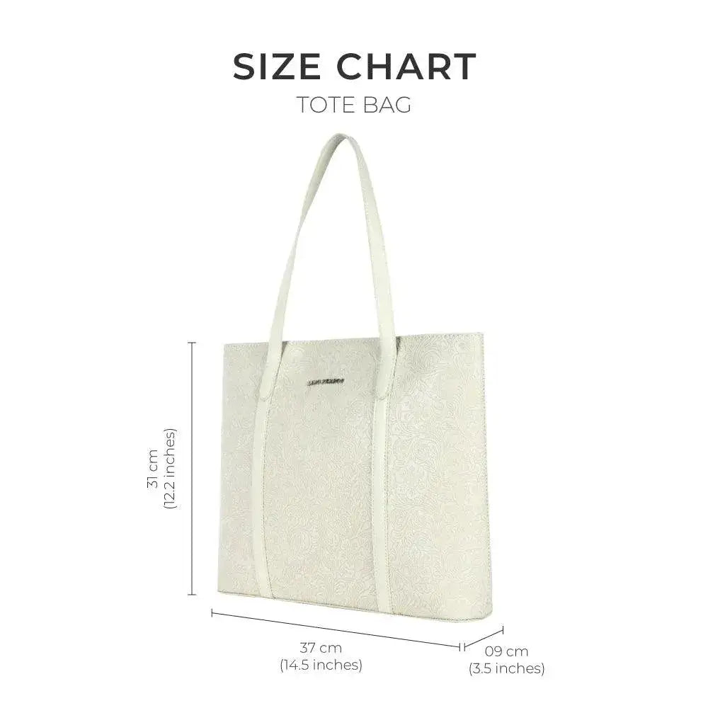Valley Afternoon White Tote Bag - Lino Perros