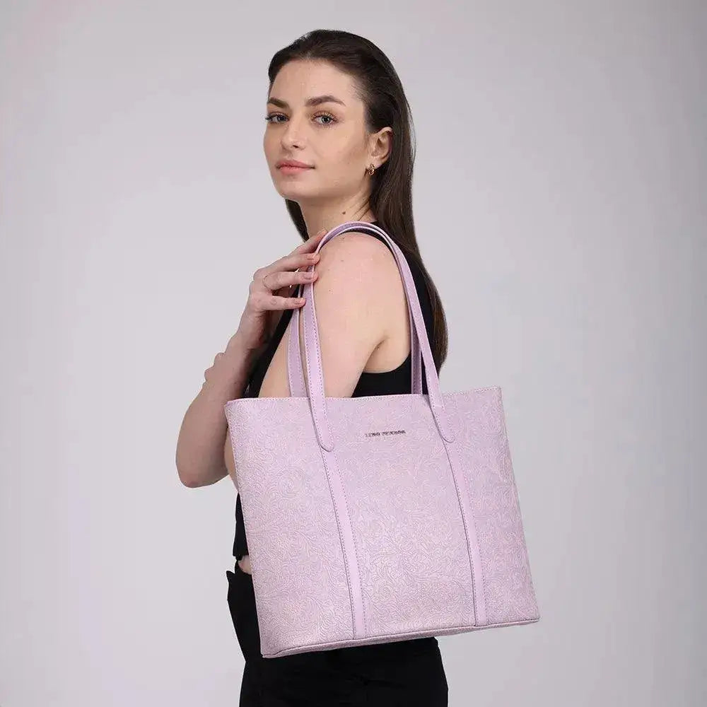 Valley Afternoon Lavender Tote Bag - Lino Perros