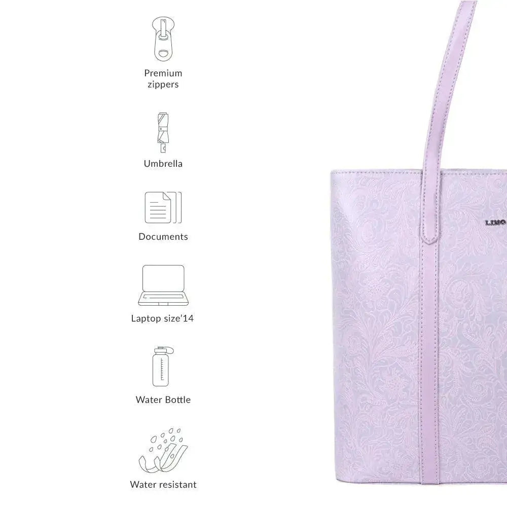 Valley Afternoon Lavender Tote Bag - Lino Perros