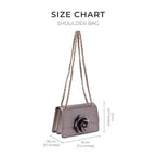 Valley Full Bloom Gun Metal Sling Bag - Lino Perros