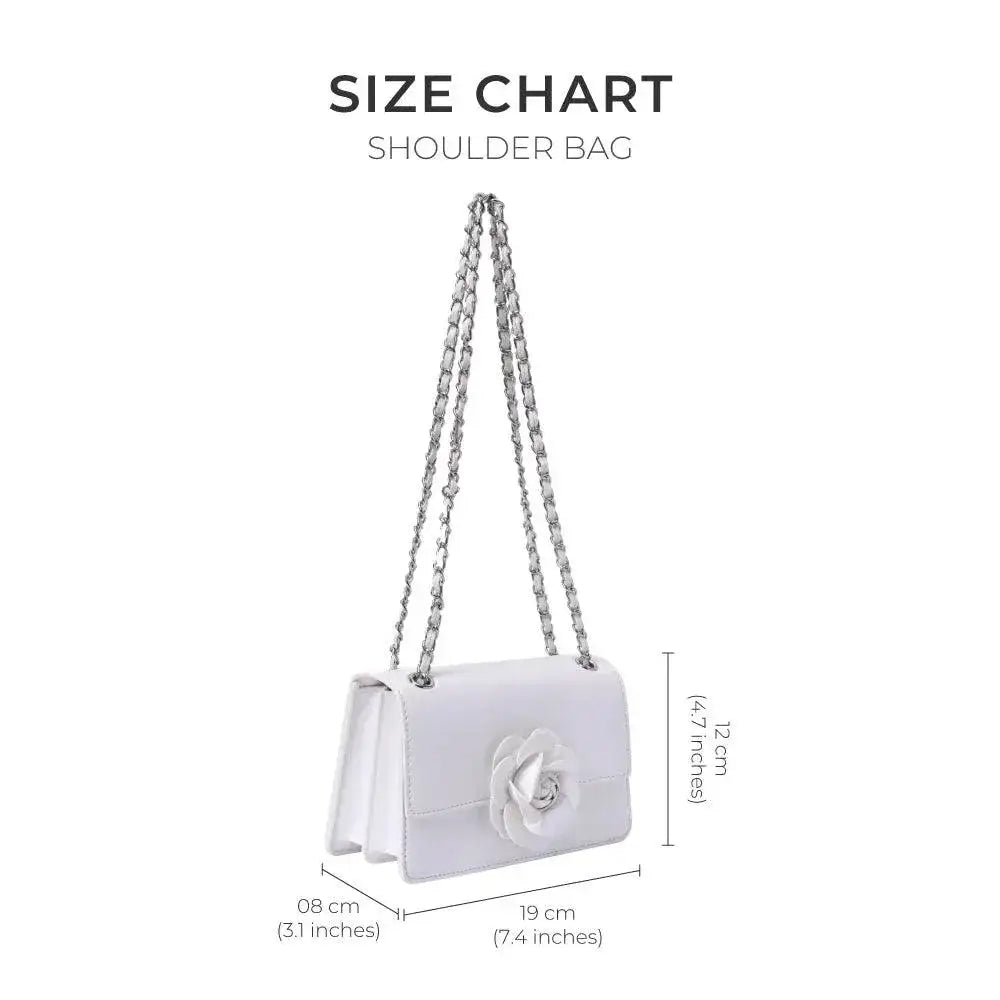 Valley Full Bloom White Sling Bag - Lino Perros