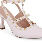Victoria Cage White Stilettos - Lino Perros