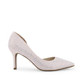Victoria Diamond Studded Slim Pink Pumps - Lino Perros