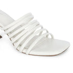Victoria Flaunt Multi Strap Off White Sandles - Lino Perros