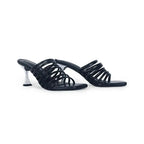Victoria Flaunt Multi Strap Black Sandles - Lino Perros