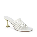 Victoria Flaunt Multi Strap Off White Sandles - Lino Perros