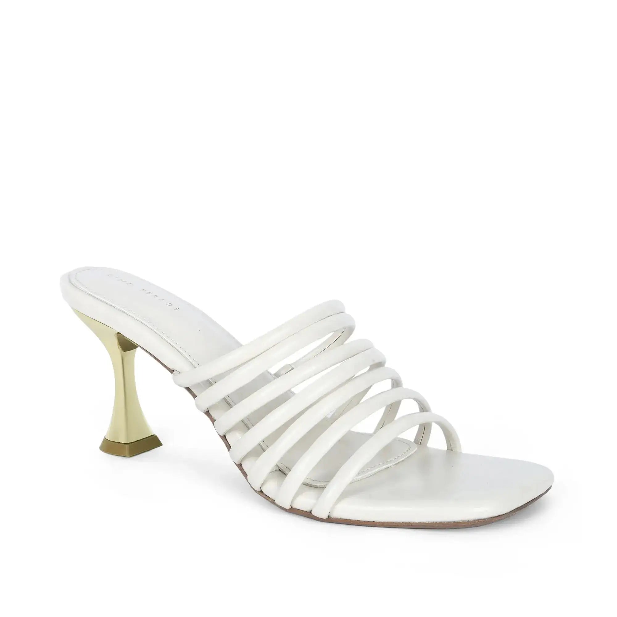 Victoria Flaunt Multi Strap Off White Sandles - Lino Perros